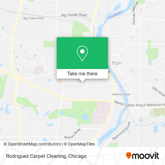 Rodriguez Carpet Cleaning map