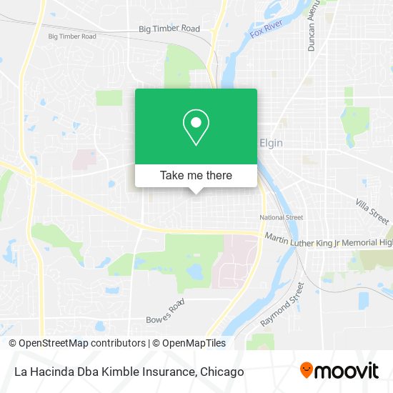 La Hacinda Dba Kimble Insurance map
