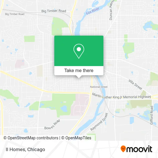 Il Homes map