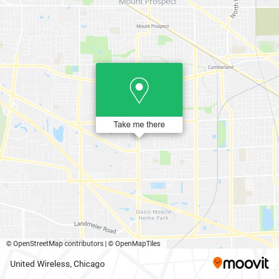 United Wireless map