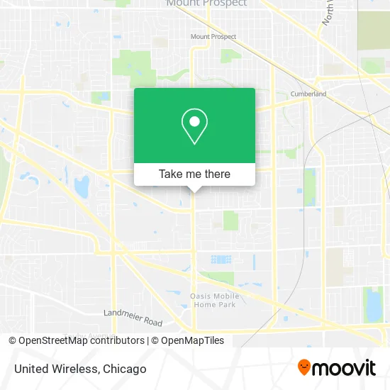 United Wireless map