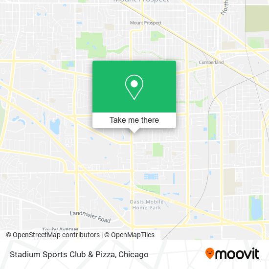 Stadium Sports Club & Pizza map