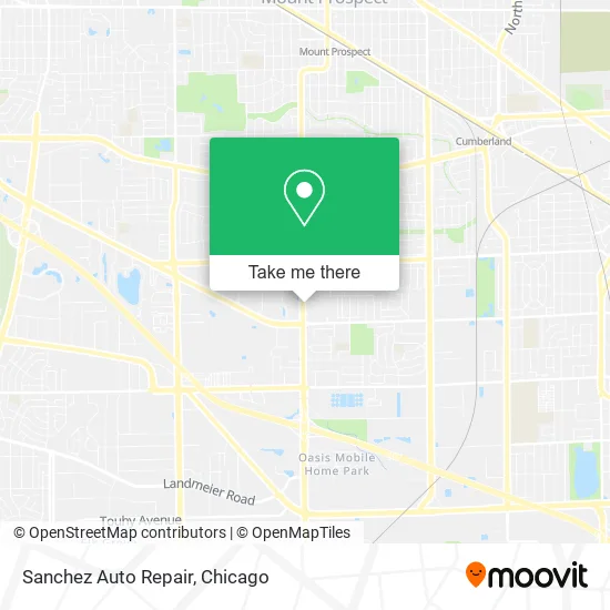 Mapa de Sanchez Auto Repair