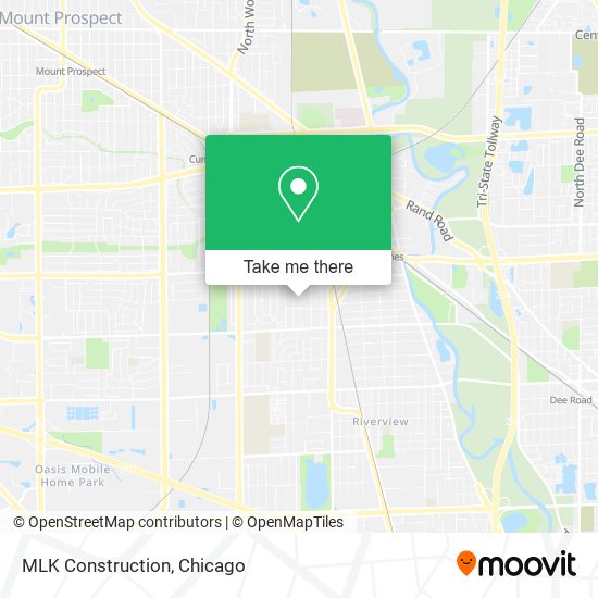 MLK Construction map