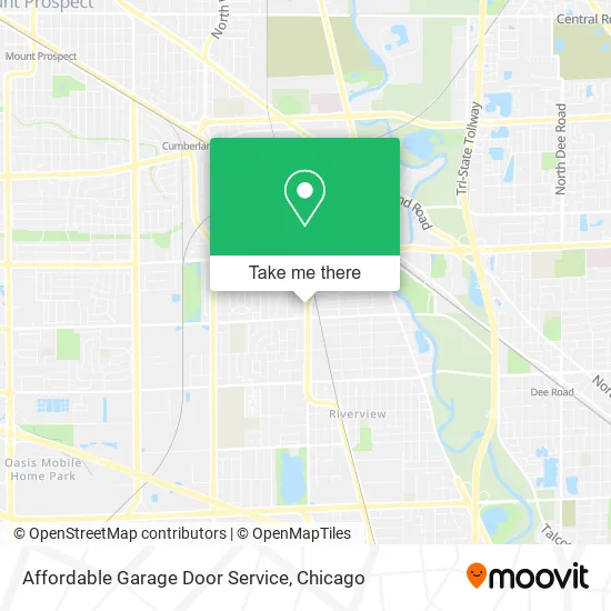 Affordable Garage Door Service map