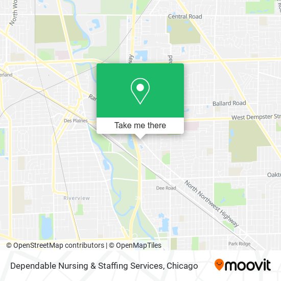 Mapa de Dependable Nursing & Staffing Services