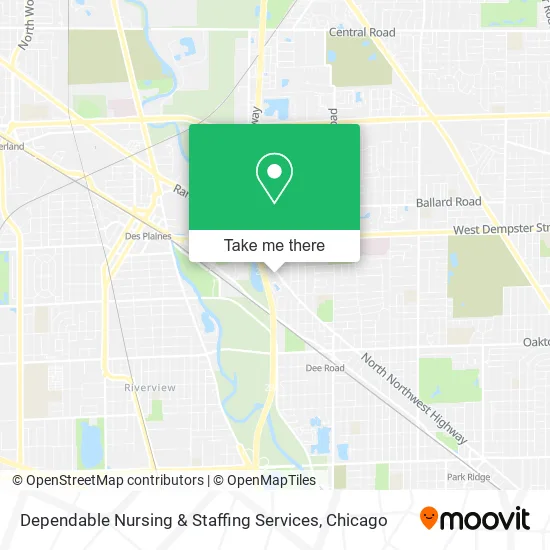 Dependable Nursing & Staffing Services map