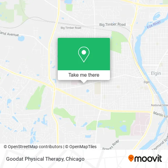 Goodat Physical Therapy map