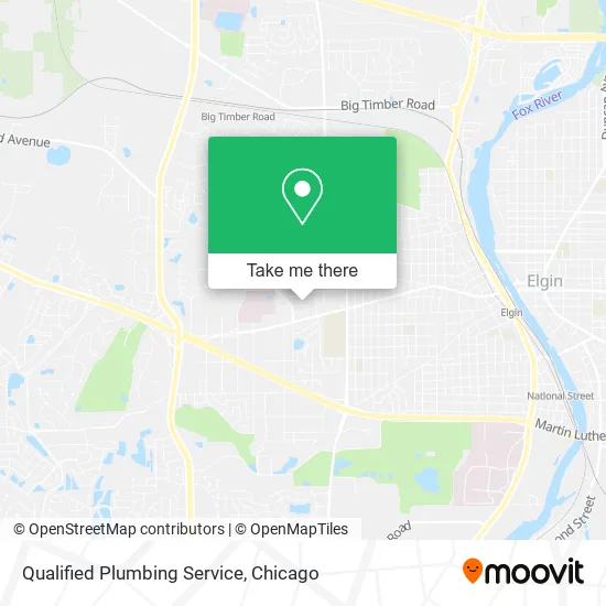 Qualified Plumbing Service map