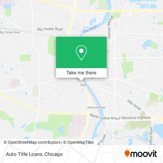 Auto Title Loans map