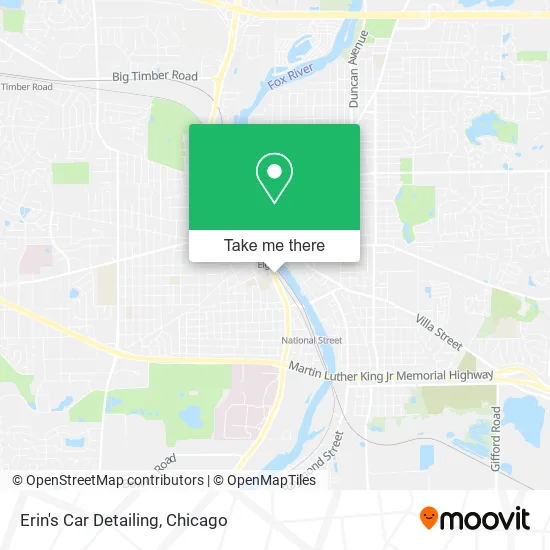 Erin's Car Detailing map