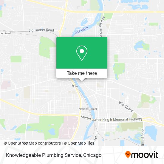 Knowledgeable Plumbing Service map