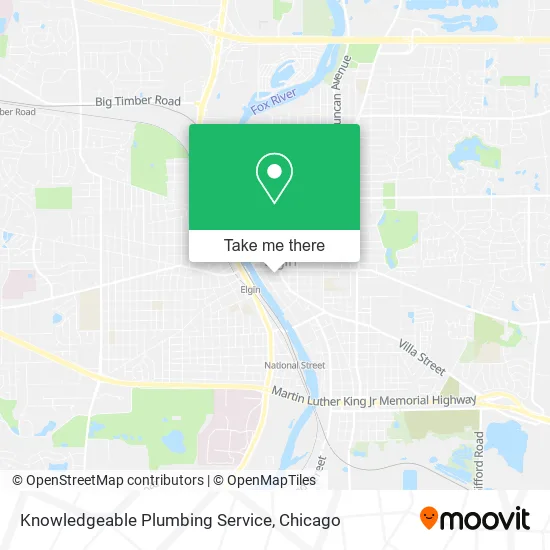 Knowledgeable Plumbing Service map