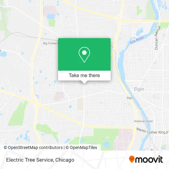 Electric Tree Service map