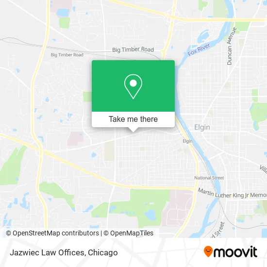 Jazwiec Law Offices map