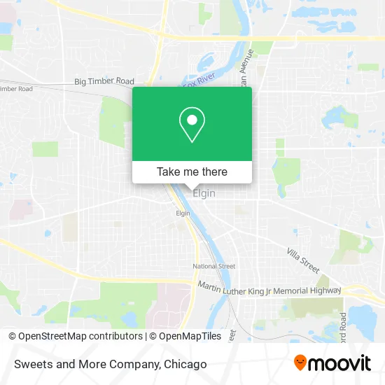 Sweets and More Company map