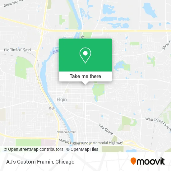 AJ's Custom Framin map