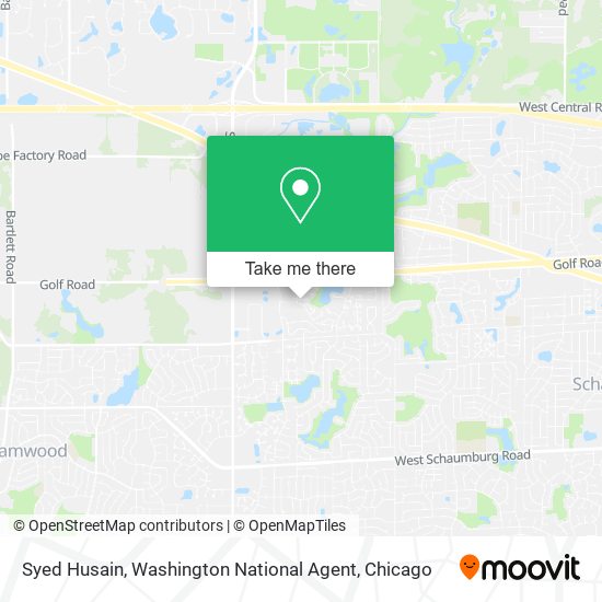 Mapa de Syed Husain, Washington National Agent