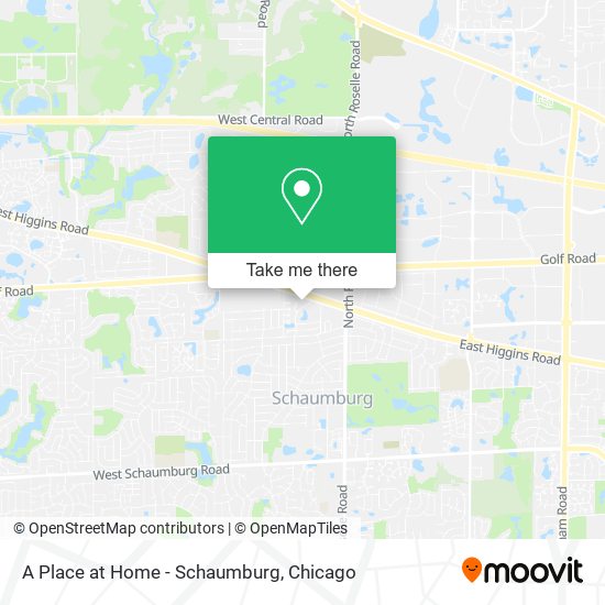 Mapa de A Place at Home - Schaumburg