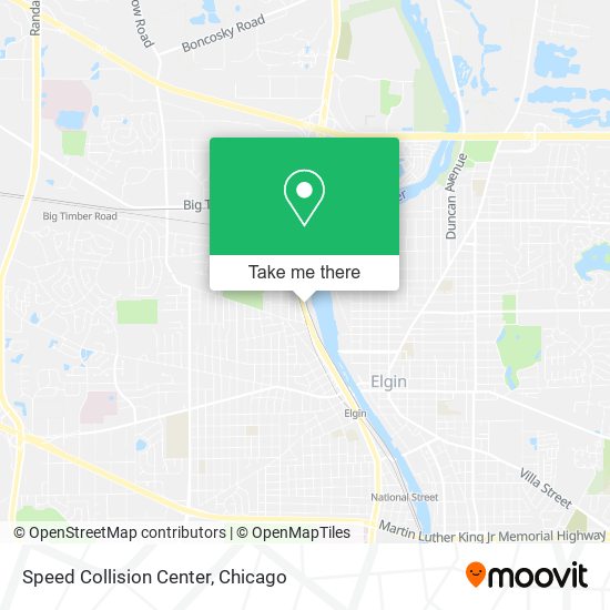 Speed Collision Center map