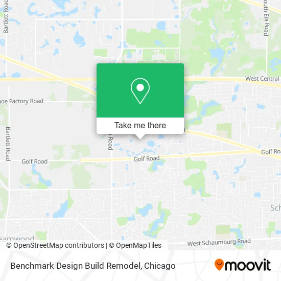 Benchmark Design Build Remodel map
