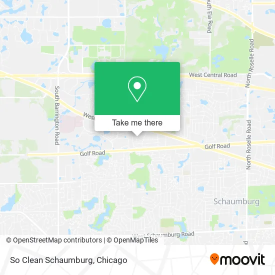 So Clean Schaumburg map