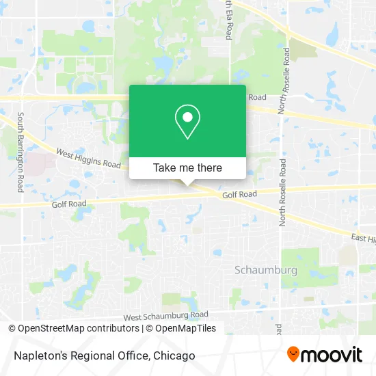 Napleton's Regional Office map