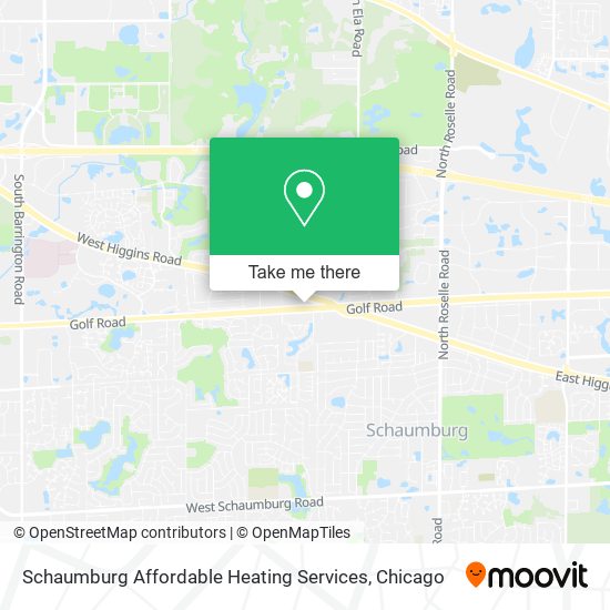 Mapa de Schaumburg Affordable Heating Services