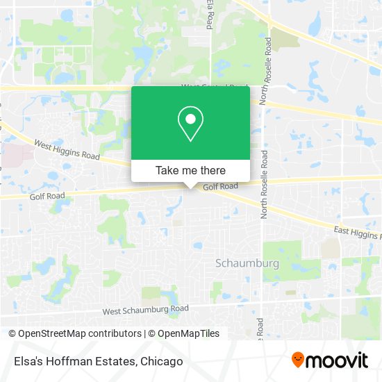 Elsa's Hoffman Estates map