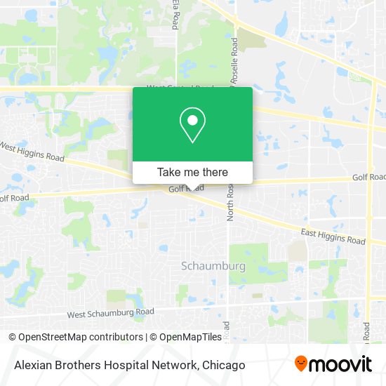 Mapa de Alexian Brothers Hospital Network