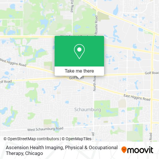 Mapa de Ascension Health Imaging, Physical & Occupational Therapy