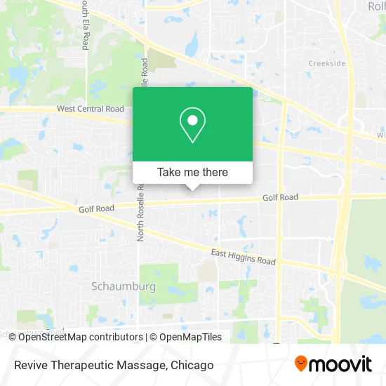 Mapa de Revive Therapeutic Massage