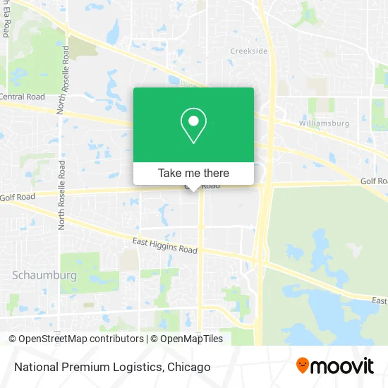 National Premium Logistics map