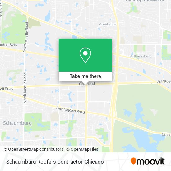 Schaumburg Roofers Contractor map