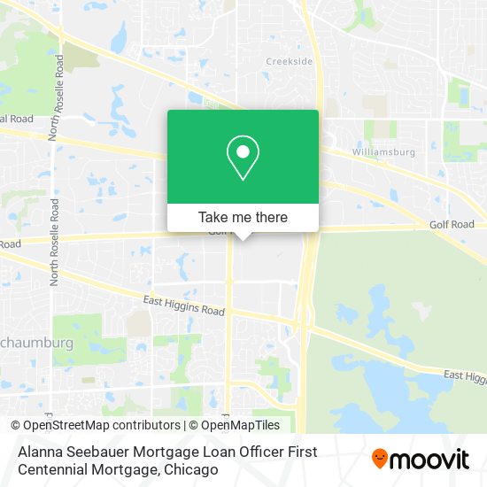 Mapa de Alanna Seebauer Mortgage Loan Officer First Centennial Mortgage