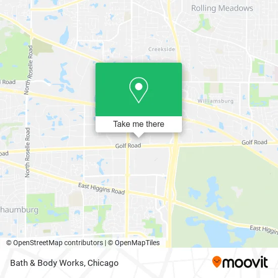 Bath & Body Works map