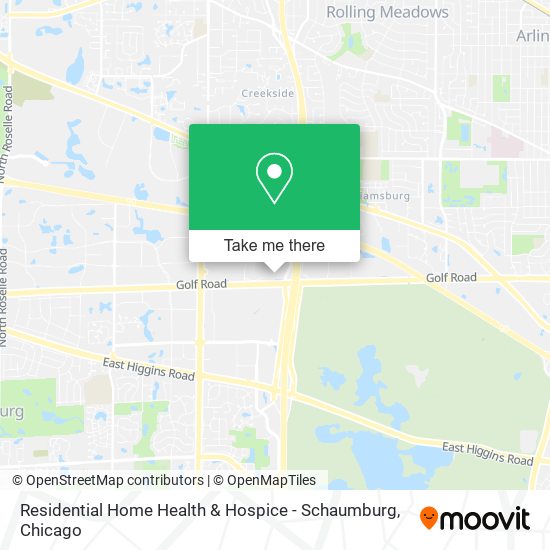 Mapa de Residential Home Health & Hospice - Schaumburg