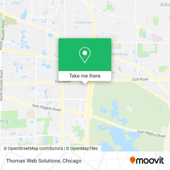 Thomas Web Solutions map