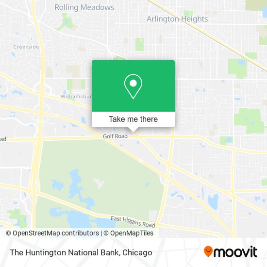 The Huntington National Bank map