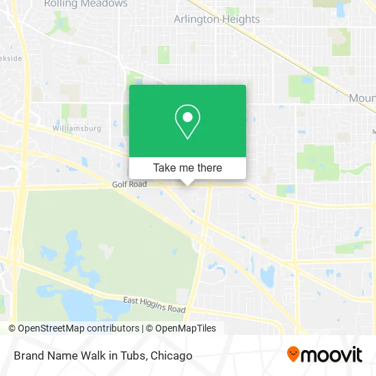 Mapa de Brand Name Walk in Tubs