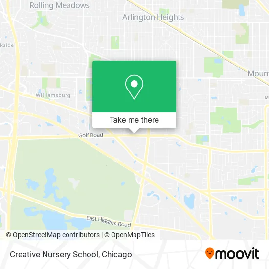 Mapa de Creative Nursery School