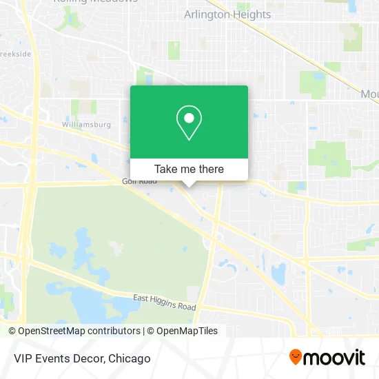 Mapa de VIP Events Decor