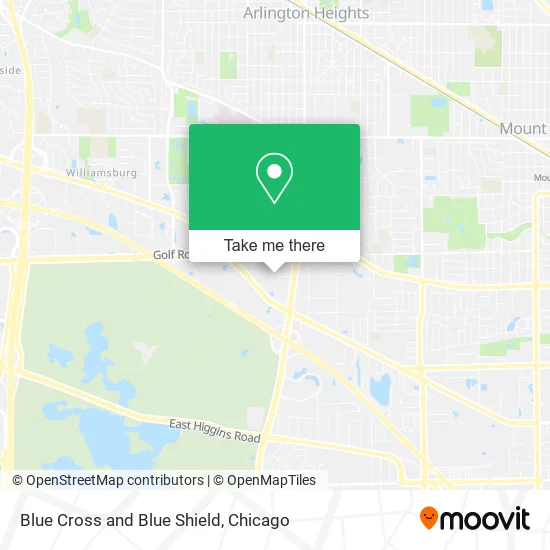 Blue Cross and Blue Shield map