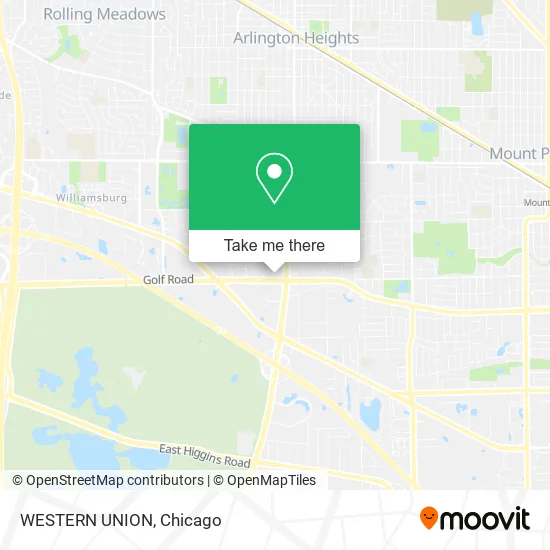 WESTERN UNION map