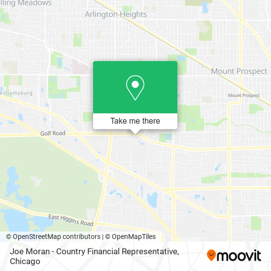 Joe Moran - Country Financial Representative map