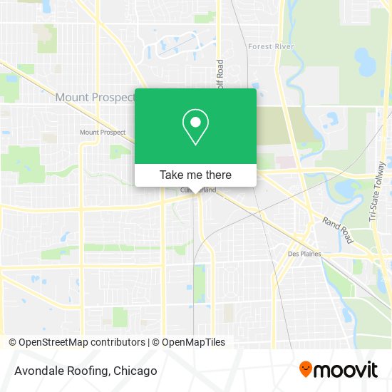 Avondale Roofing map