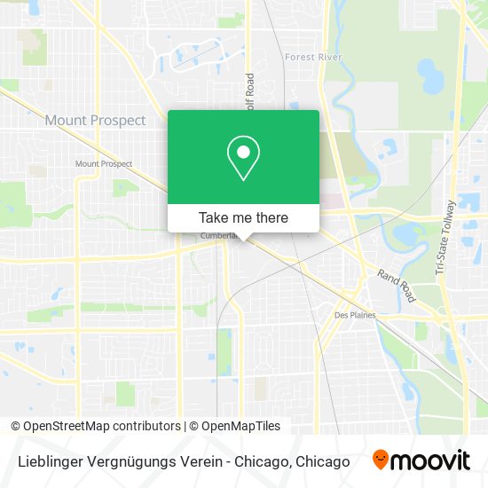 Lieblinger Vergnügungs Verein - Chicago map