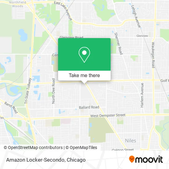 Mapa de Amazon Locker-Secondo