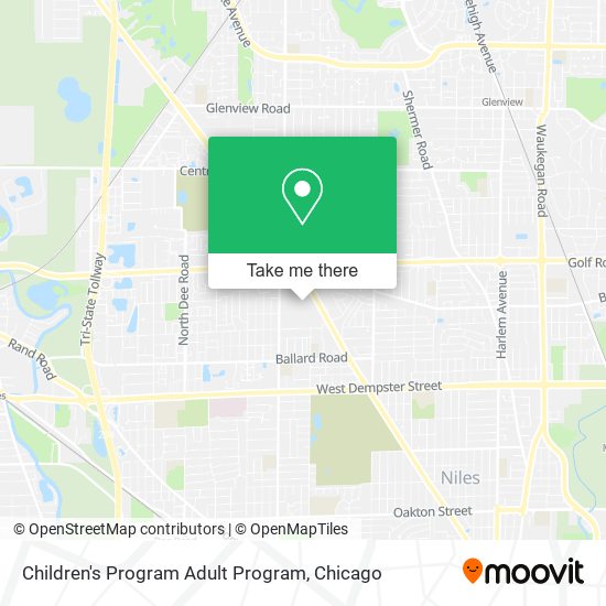 Mapa de Children's Program Adult Program