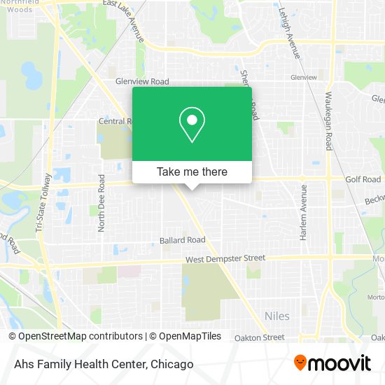 Mapa de Ahs Family Health Center